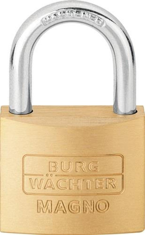 ASW Zylindervorhangschloss (Schlosskörperbreite 30 mm / Messing gleichschließend) - 49102