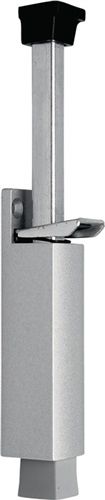 DENI Türfeststeller (Zinkdruckguss silber lackiert / Hubhöhe 90 mm) - 3836 0090 22