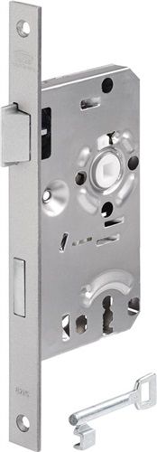 BKS Zimmertür-Einsteckschloss (BB 20/ 55/72/8 mm DIN links / silber käntig) - 02150230