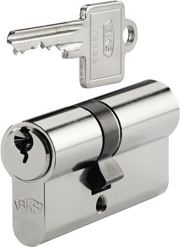 BKS Profildoppelzylinder (27/31 mm / Not- und Gefahrenfunktion einseitig) - B 8802 0002