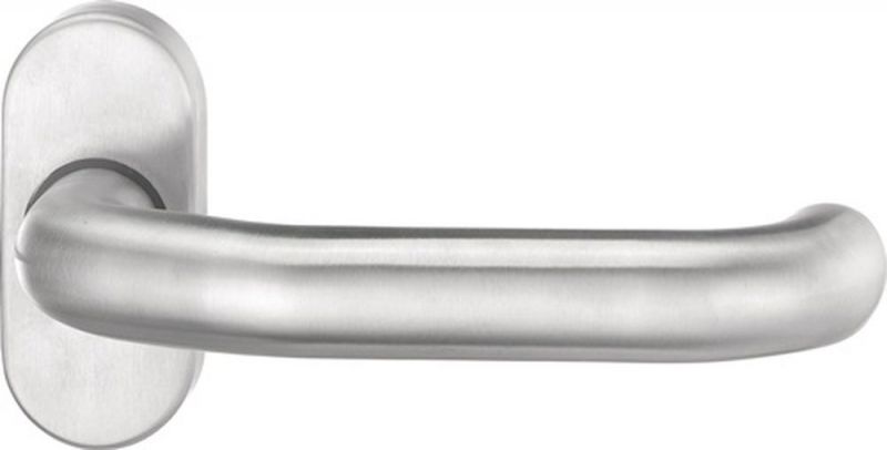 Dieckmann Profiltürdrückerlochteil (Edelstahl EST / oval 8 mm) - 1800/2033/00