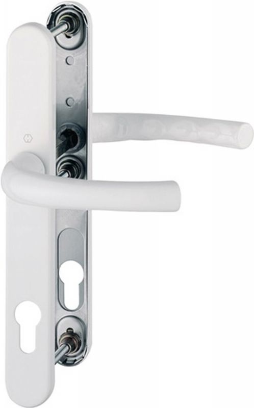 NW-HOPPE Profiltürgarnitur (Aluminium F9016 / PZ) - 2064964