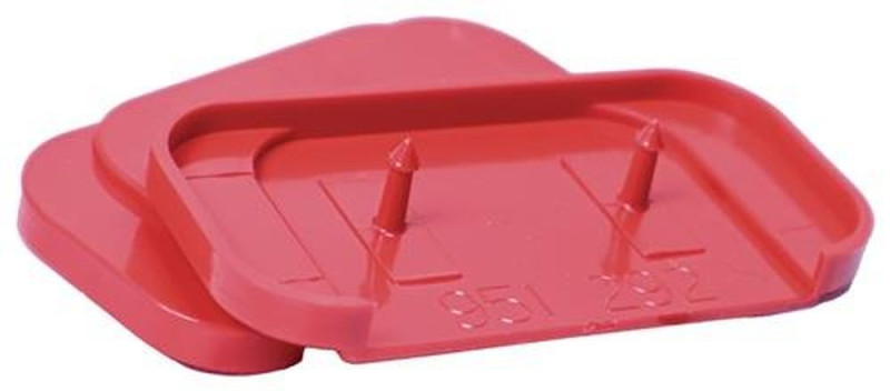 GfS Ersatzoberplatte (Ersatzteil für Haube Typ K 1 / Macrolon-Kunststoff rot) - 951292