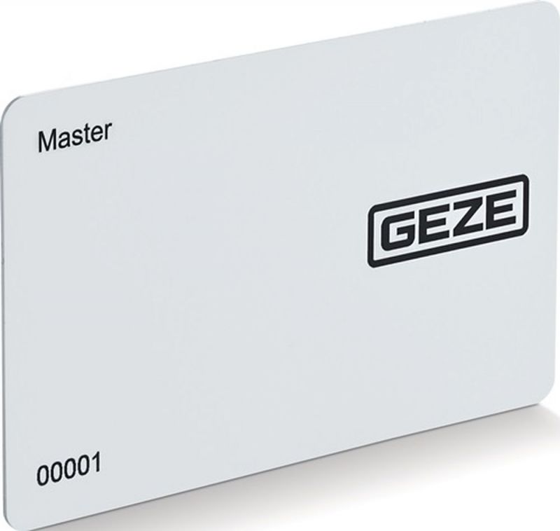 Geze Zutrittskontrollsystem (weiß / Systemkarte Master RFID-Transponderkarte) - 185713