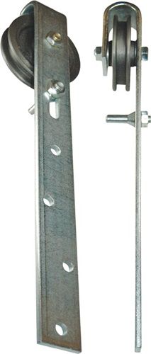 HBS Schiebetorrolle mit Bügel (Stahl verzinkt / 130 kg) - 60013