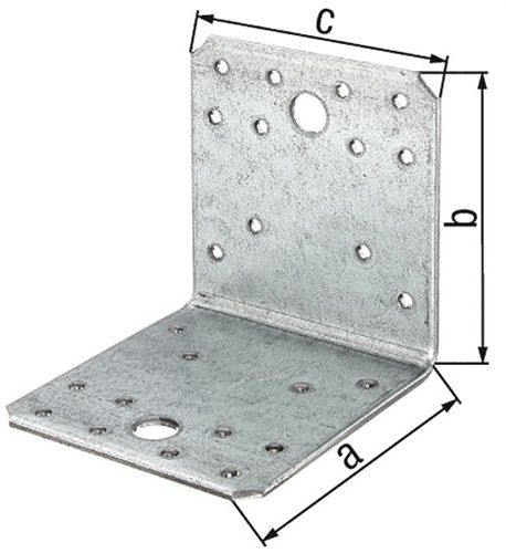 NW-GAH Winkelverbinder (105 x 90x105mm / S.3 mm / Inhalt: 25 Stück) - 334635
