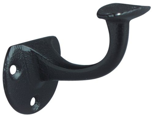 DENI Handlaufträger (Gusseisen schwarz lackiert / Durchmesser Wandplatte 53 mm) - 5202 0000 20