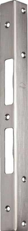 Schnegel Sicherheitswinkelschließblech (Länge 300 mm Breite 25 mm Stärke 2 mm / Edelstahl matt gebürstet) - 005/3125