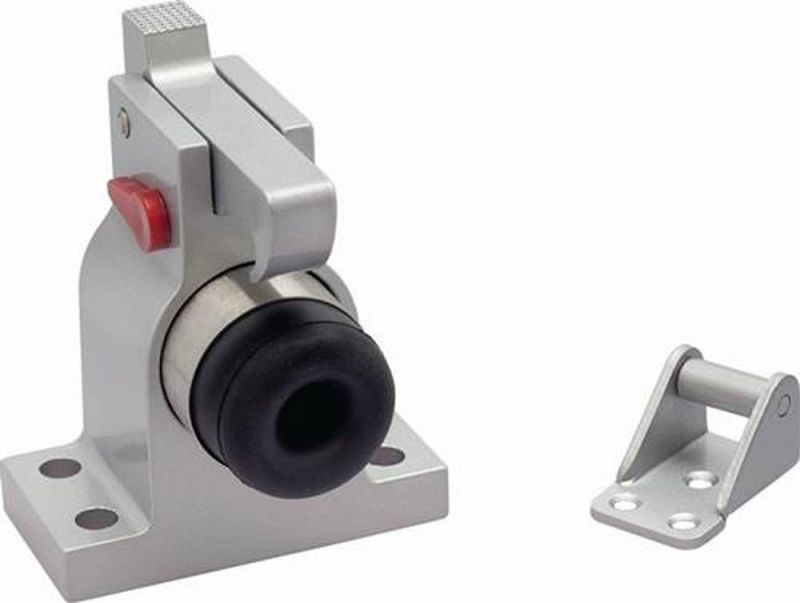 Schnegel Türfeststeller Aluminium silberfarbig einbrennlackiert - 001/588/1