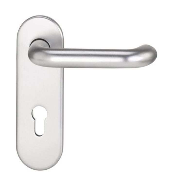 Dieckmann Feuerschutzgarnitur (Aluminium F1 D/D / für Türstärke 38-58 mm PZ abgerundet) - 5203/6060/01