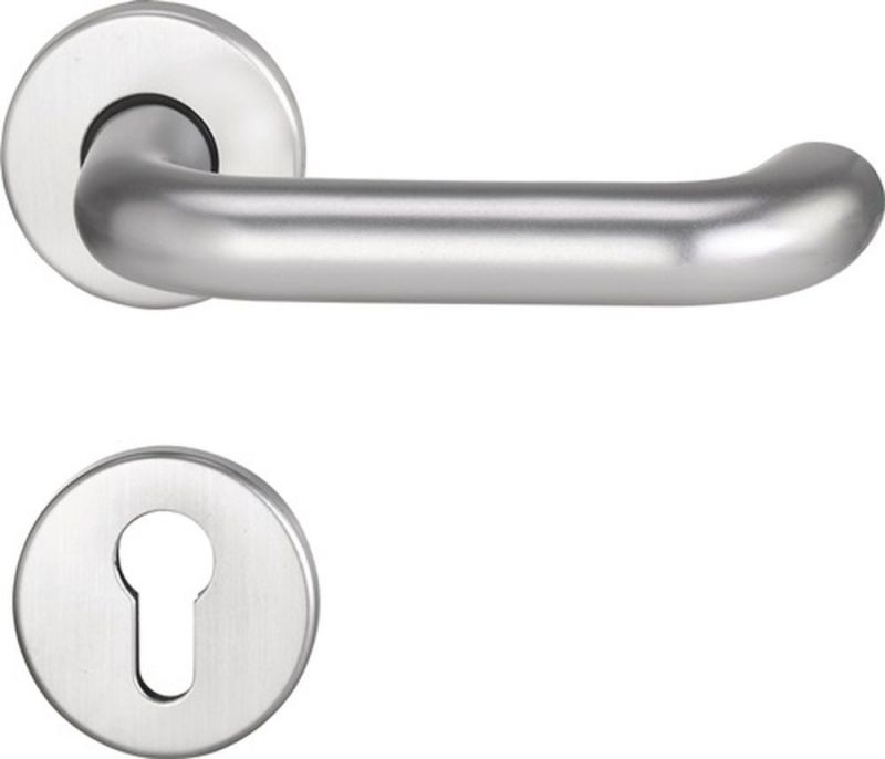 Dieckmann Feuerschutzgarnitur (Edelstahl F00 D/D / für Türstärke 38-58 mm PZ rund) - 5403/6060/00