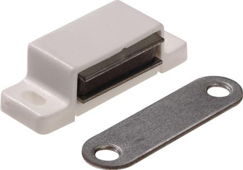 BMB Magnetschnäpper (Kunststoff weiß / 4-5 kg / Inhalt: 50 Stück) - 0205043