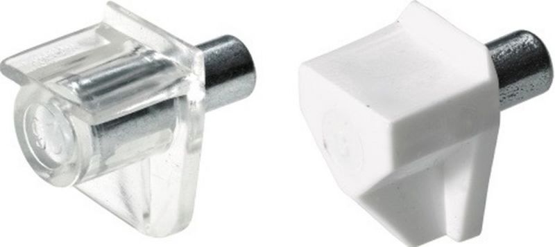 Hettich Bodenträger (Stahl Stahl/Kunststoff / Holzböden / Inhalt: 500 Stück) - 16180