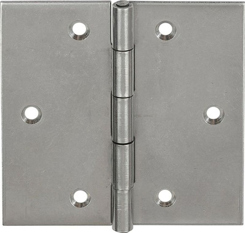 VORMANN Scharnier (Höhe 60 mm Breite 60 mm / Stärke 1,2 mm Edelstahl / Inhalt: 10 Stück) - 010503060