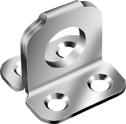 VORMANN Ösenplatte (Länge 35 mm Höhe 25 mm Stärke 2 mm / Stahl blau verzinkt / Inhalt: 25 Stück) - 000075035Z