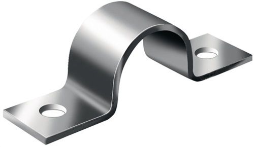 VORMANN Rohrschelle (L49xB40mmStahl / blau verzinkt / Inhalt: 10 Stück) - 000168049Z