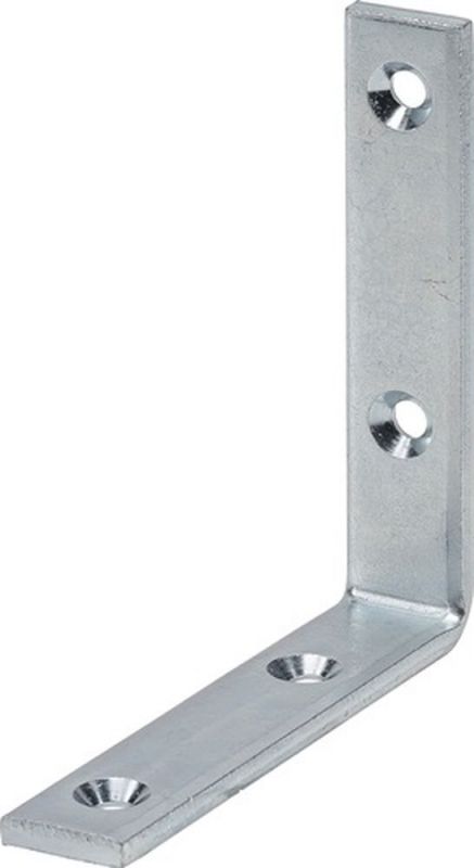 VORMANN Winkel stark (Breite 20 mm Stärke 5 mm / Stahl blau verzinkt / Inhalt: 10 Stück) - 000182100Z
