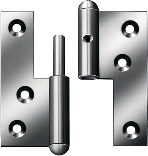 VORMANN Türaufschraubband (Stahl links / 80x72 mm DIN links / Inhalt: 10 Stück) - 000861080Z