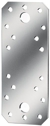 VORMANN Flachverbinder (Länge 136 mm Breite 55 mm Stärke 2,5 mm / Stahl sendzimir verzinkt / Inhalt: 50 Stück) - 070902000