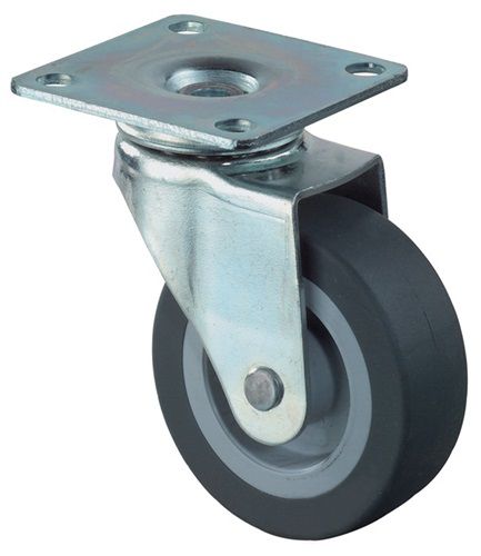 BS ROLLEN Lenkrolle (Rad-Ø 50 mm Tragfähigkeit 40 kg / mit Anschraubplatte) - F26.051