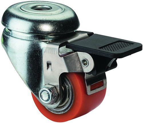 BS ROLLEN Lenkrolle mit Feststeller (Rad-Ø 35 mm Tragfähigkeit 100 kg / kompakt) - A621.C10.035