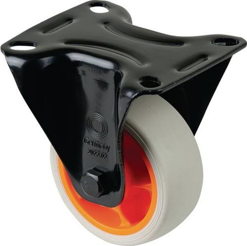 BS ROLLEN Bockrolle (Rad-Ø 80 mm Tragfähigkeit 100 kg / Gummi) - L810.B44.081.02