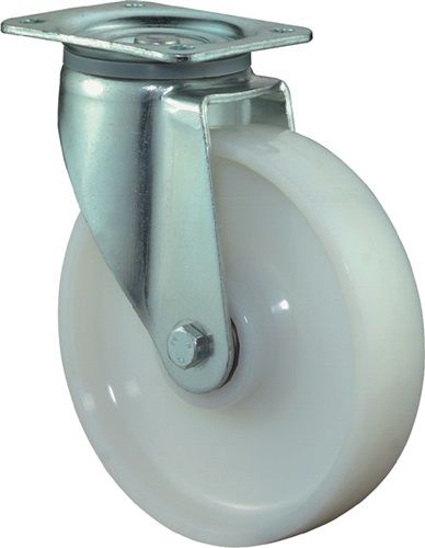 BS ROLLEN Schwerlast-Lenkrolle (Rad-Ø 200 mm Tragfähigkeit 1000 kg / Kunststoff) - L600.B15.200