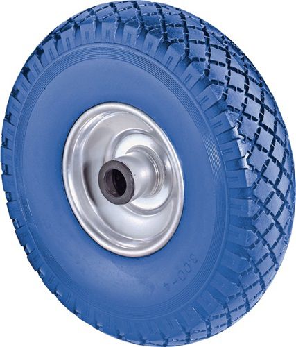 BS ROLLEN Polyurethanrad (Rad-Ø 260 mm Tragfähigkeit 160 kg / pannensicher Stahlfelge) - C91.262