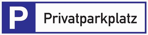 ALFRA Parkplatzbeschilderung (Privatparkplatz / L460xB110 mm) - 56980