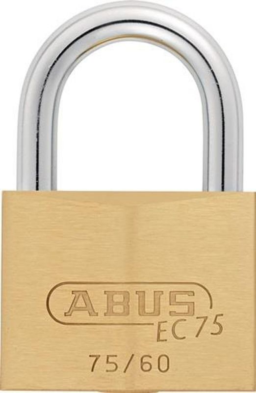 NW-ABUS Zylindervorhangschloss (Schlosskörperbreite 60 mm / Messing gleichschließend) - 26421 4