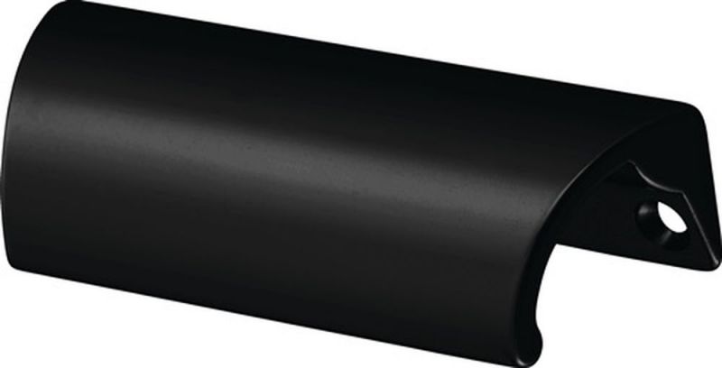 Hermeta Möbelgriff (schwarz kunststoffbeschichtet / 78 mm) - 4089-18E