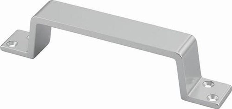 Hermeta Handgriff (Länge 170 mm Breite 25 mm / Aluminium silberfarbig eloxiert) - 4204-01E