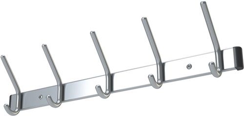 ALFRA Wandgarderobe (Aluminium F1 naturfarbig / 9 Hut-/9 Mantelhaken Länge 1300 mm) - WG55602.1300