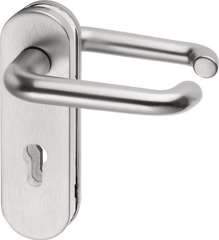 Dieckmann Feuerschutz-Garnitur (Aluminium F01 Drückergarnitur / für Türstärke 39-48 mm PZ/PZ) - 5713/7203/01