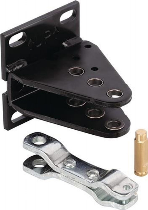 ALFRA Montagekonsole schraubbar (schwarz / Inhalt: 2 Stück) - 490349