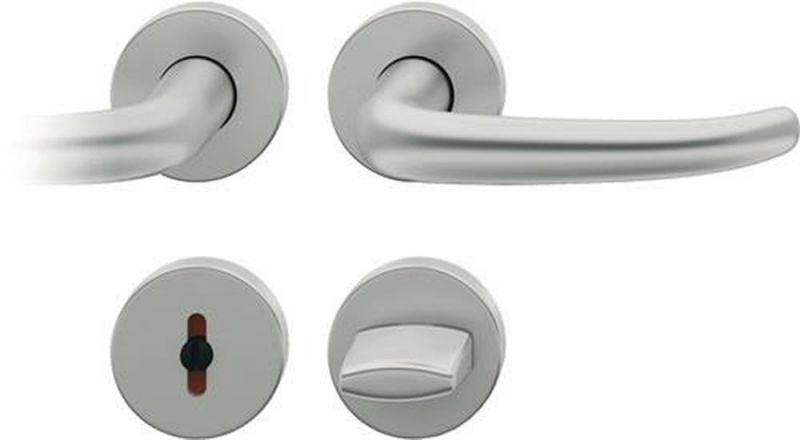 FSB Rosettengarnitur (Aluminium 0105 / U-Form WC) - 0 12 1023 01954 0105