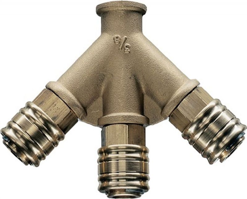 EWO Verteiler (Gewinde G 1/2 “/19,17 mm / DN 7,2, Innengewinde, 3 Kupplungen) - 128.055