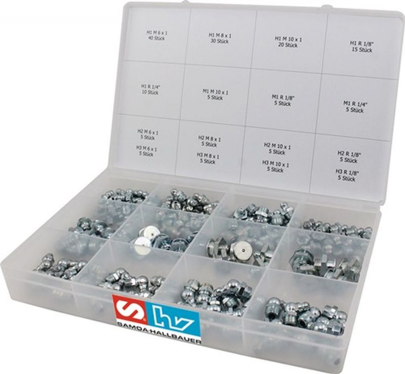 SHV Schmiernippelsortiment 170-teilig - 41498