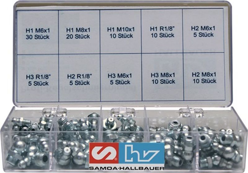 SHV Schmiernippelsortiment 110-teilig - 80298