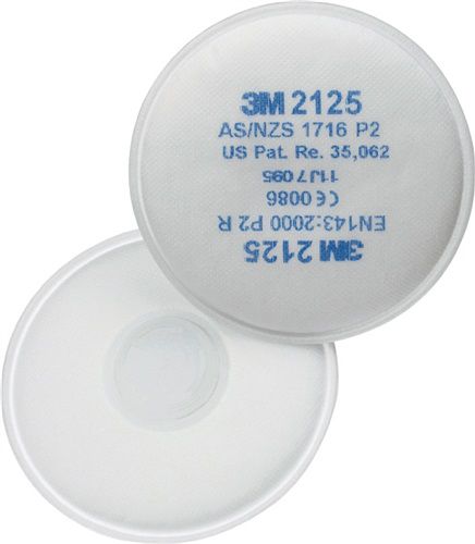 3M Rundpartikelfilter (EN 143:2000 P2 / f.4000370675,-680, -690,-691 / Inhalt: 20 Stück) - 2125 7100015050