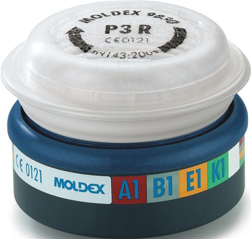 MOLDEX Kombinationsfilter (A1B1E1K1 P3 R / Inhalt: 6 Stück) - 943001