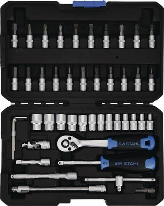 ALFRA Steckschlüssel-Satz (48-teilig 1/4 “ / Schlüsselweiten 4-14 mm) - 07748L