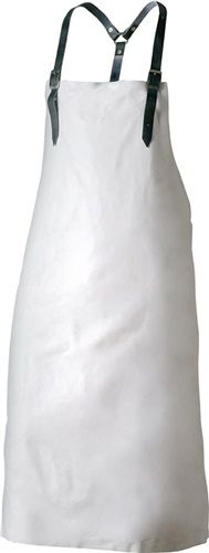 STRONGHAND Brustlatzschürze (Länge ca. 100 x Breite ca. 80 cm / hellgrau) - 2814