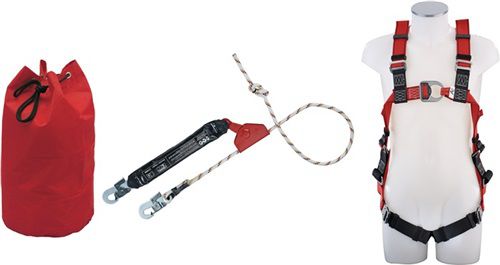 MAS Absturzsicherungsset (EN361, EN353-2 / 3-teilig) - 41101