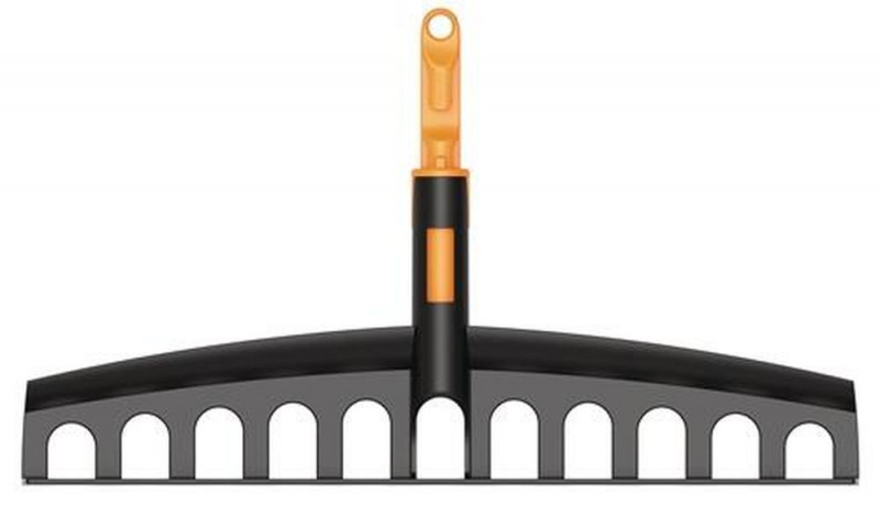 NW-FISKARS Kunststoffrechen (Arbeitsbreite 409 mm / Zinkenlänge 80 mm 12 Zinken) - 1080674
