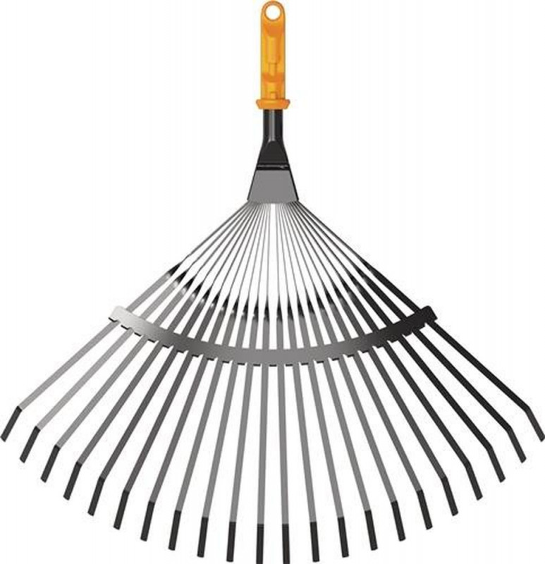 NW-FISKARS Fächerbesen (Arbeitsbreite 375 mm / Metall) - 1080675