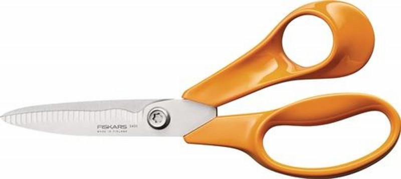 NW-FISKARS Universalschere (180 mm / gezahnte Klinge Stahl, rostfrei) - 1075052