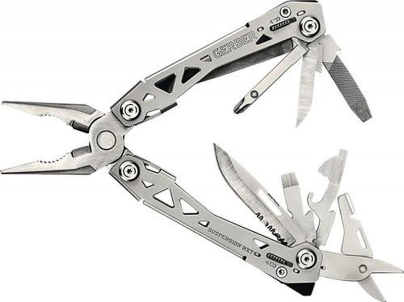 NW-FISKARS Multi-Tool mit Etui (Länge geschlossen 108 mm / Klingenlänge 57 mm) - 1027871