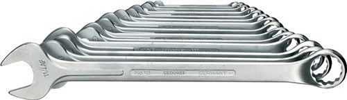 Gedore Ringmaulschlüsselsatz (8-teilig Schlüsselweite 3/8-1 mm / Form B CV-Stahl) - 6013300
