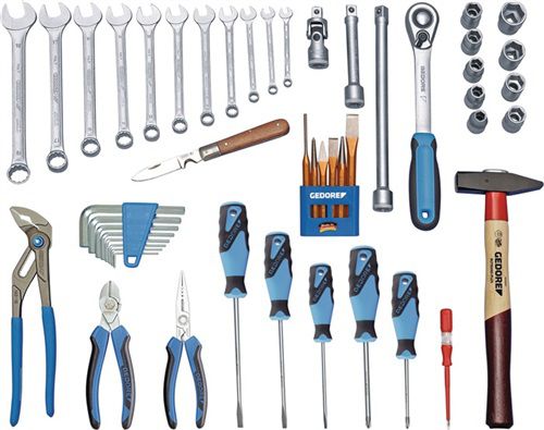 Gedore Werkzeugsortiment (49-teilig / im Kunststoffkoffer) - 6600780
